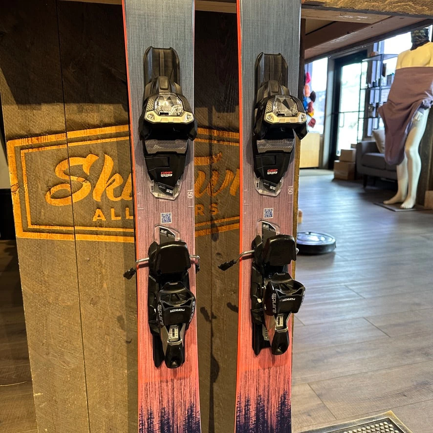 BLIZZARD 2025 RALLYBIRD 102 (150cm) + MARKER SQUIRE TCX DEMO BINDINGS - USED - Image 3