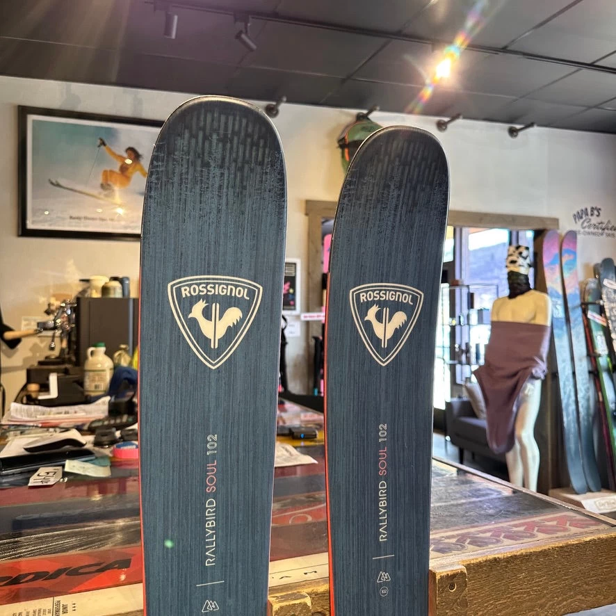 BLIZZARD 2025 RALLYBIRD 102 (157cm) + MARKER SQUIRE TCX DEMO BINDINGS - USED - Image 5