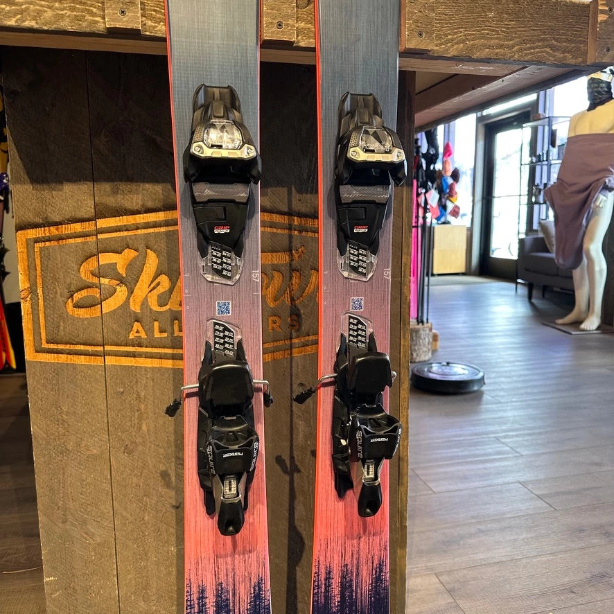 BLIZZARD 2025 RALLYBIRD 102 (157cm) + MARKER SQUIRE TCX DEMO BINDINGS - USED - Image 3