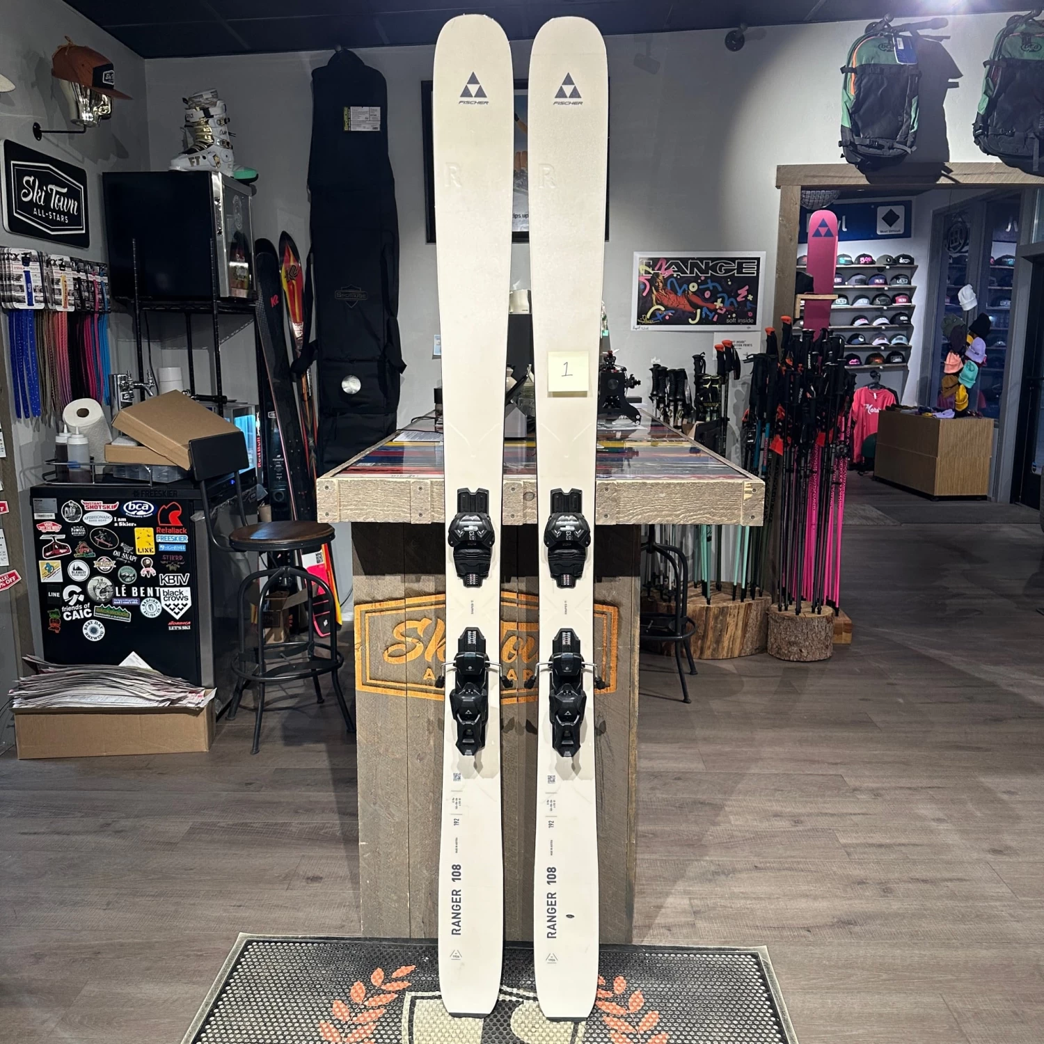 2024 FISCHER RANGER 108 (192cm #1) + ATTACK 14 DEMO BINDINGS - USED