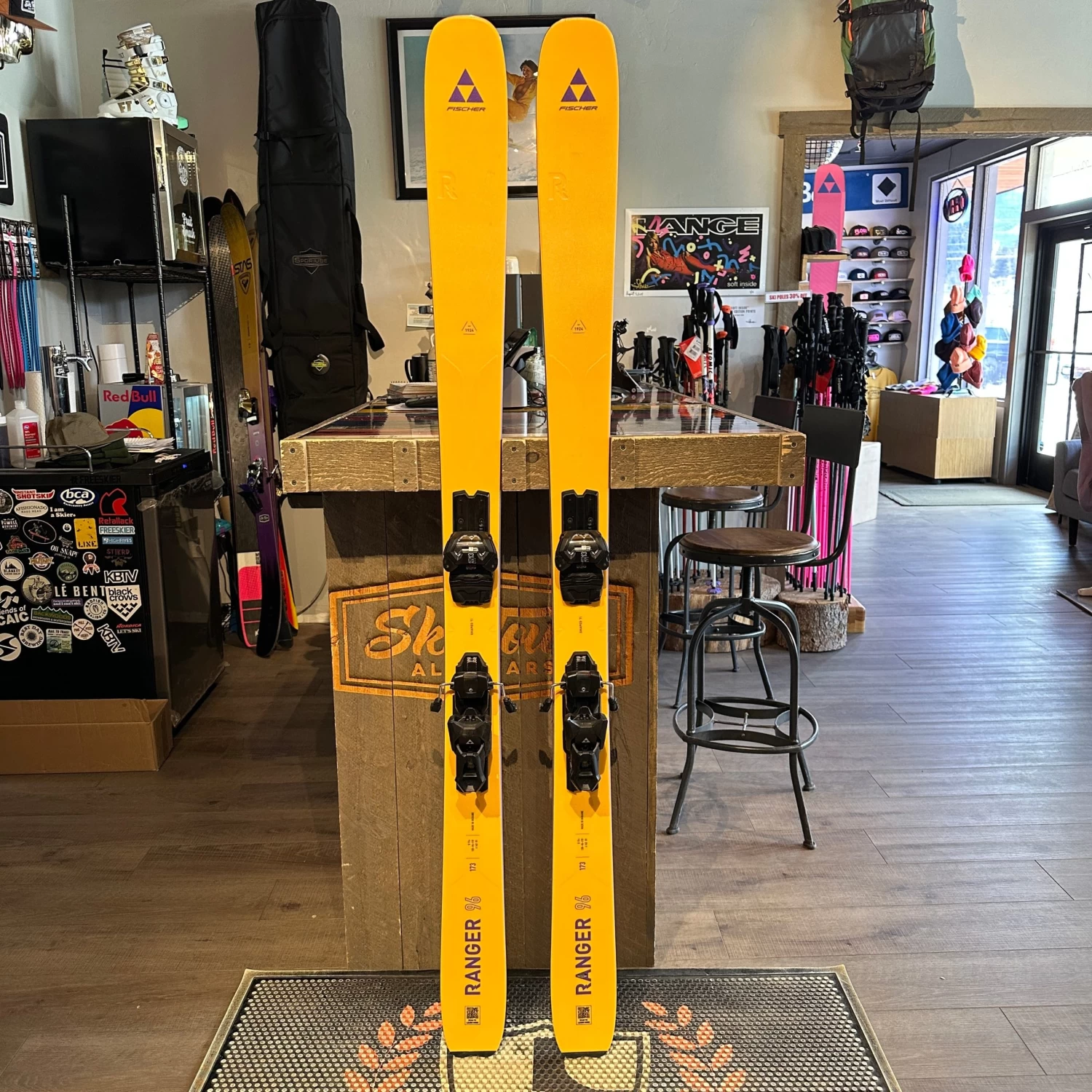 2025 FISCHER RANGER 96 (MANGO - 173cm) + ATTACK 13 DEMO BINDINGS - USED